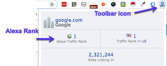 alexa toolbar
