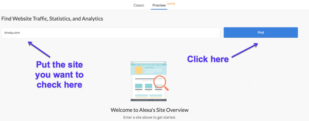 Alexa’s official rank checker