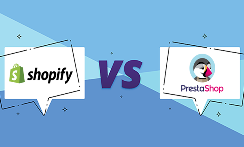 PrestaShop و Shopify