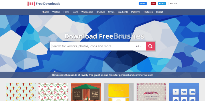 1001FreeDownloads از بهترین سایت ها برای دانلود وکتور