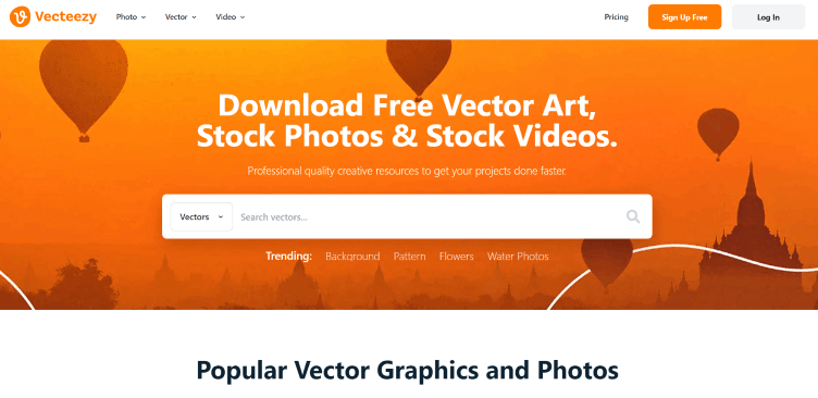 Vecteezy از بهترین سایت ها برای دانلود وکتور