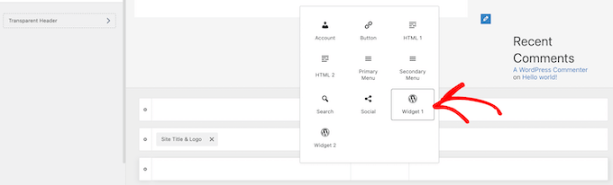 Header Builder در قالب Astra