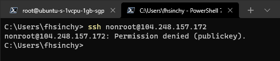 خطای permission denied