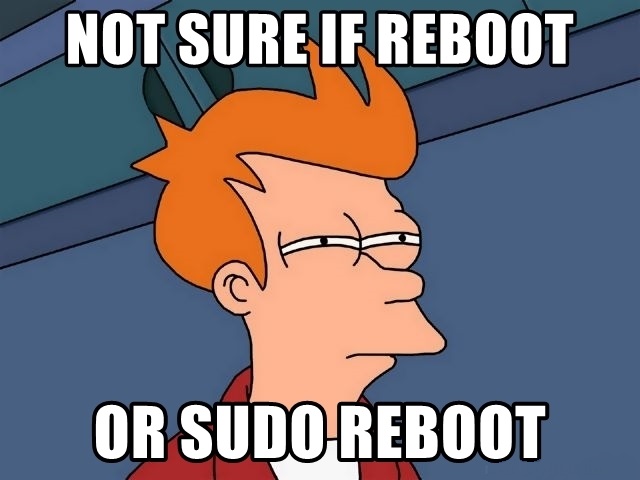 reboot کردن اوبونتو برای نصب لاراول روی سرور vps