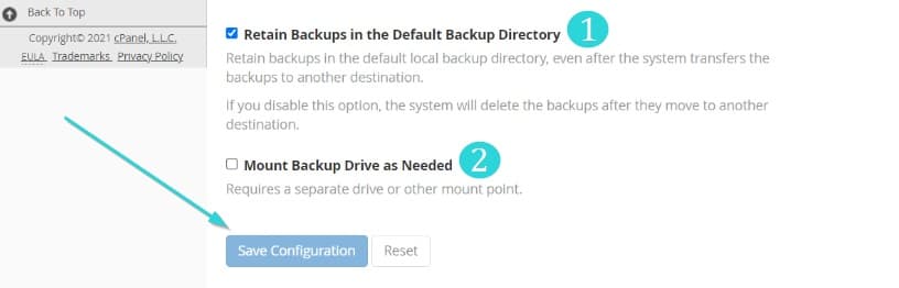 Save Configuration