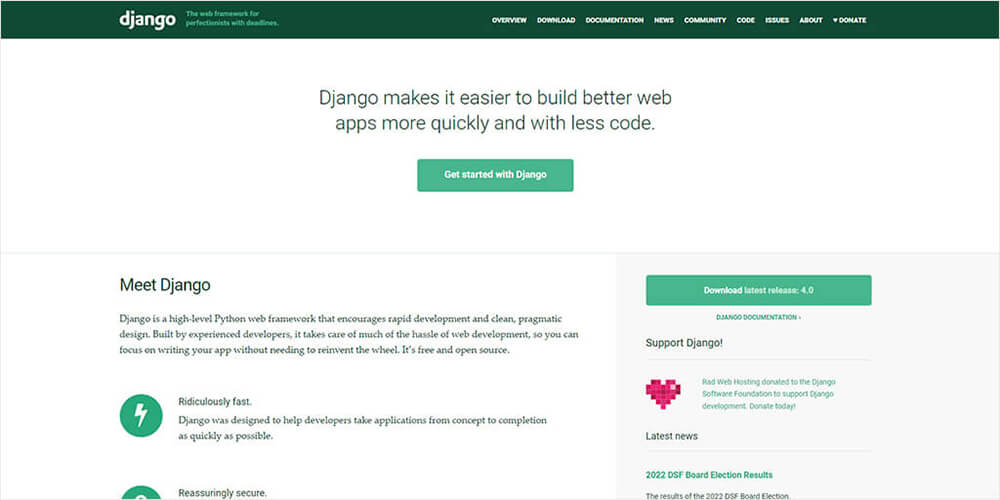 بهترین فریم ورک پایتون - Django