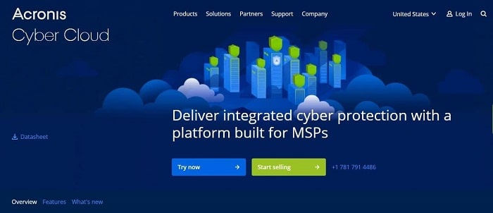 نرم افزار بکاپ سرور Acronis Cyber Cloud