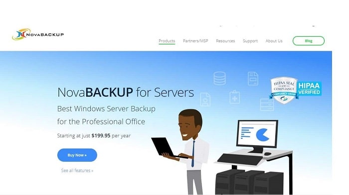 نرم افزار بکاپ سرور Nova BackUp