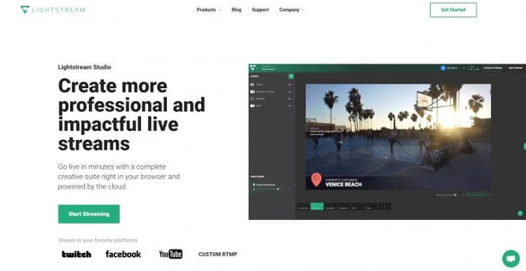 LightStream Studio بهترین اپلیکیشن لایو استریم